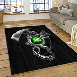 HD Gaming Xbox Gamer Logo Carpet Rug for Bedroom Living Room Home Sofa Decoration,Children Play Large Decor Floor Mat Gift