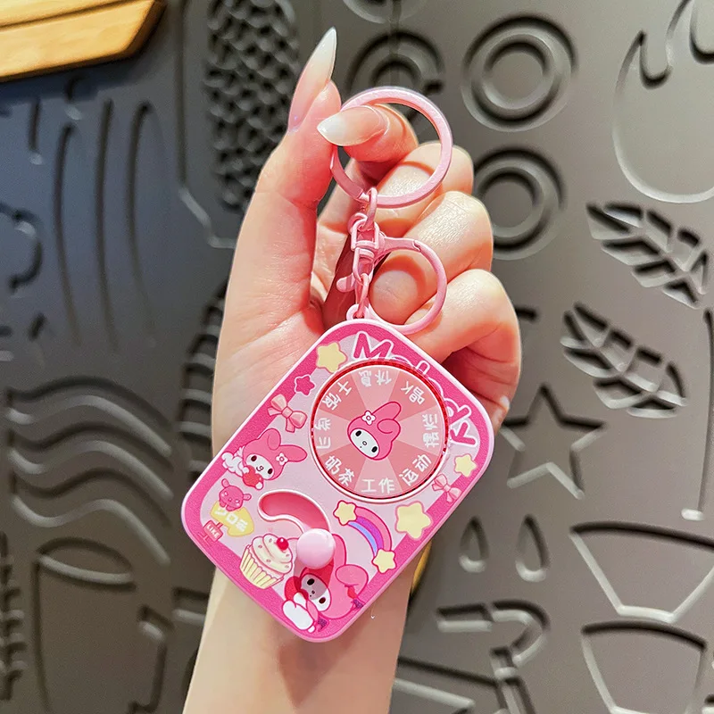 พวงกุญแจซานริโอ้ เฮลโล คิตตี้ ซีรีส์ Turnaround น่ารัก สไตล์ซินนามอโรล สำหรับกระเป๋าเป้แฟชั่น ของขวัญเทศกาล