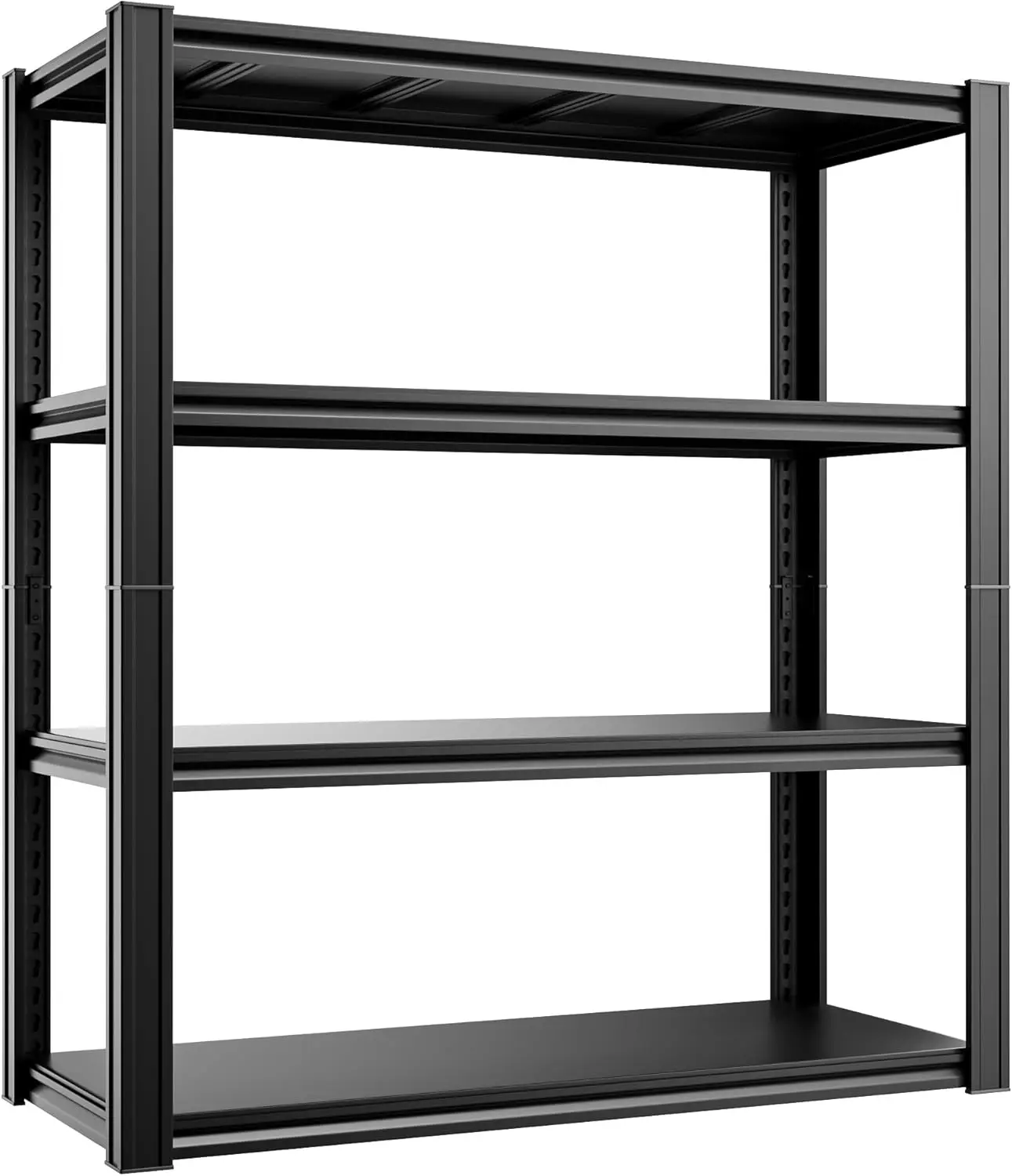 

4-Tier 40" W x 20" D x 60" H Garage Shelving Garage Storage Shelves 2500LBS Metal Industrial Shelf Adjustable Heavy Duty Shelvin