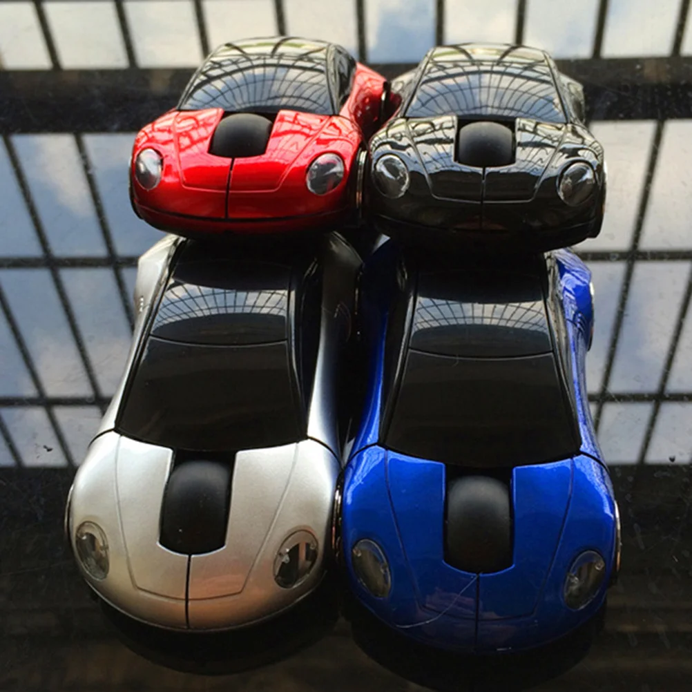 

Wireless Optical Mouse 2.4ghz USB Rechargeable Car Shape Gaming Mouse Mini Portable Black Laptop Pc Wireless Mice
