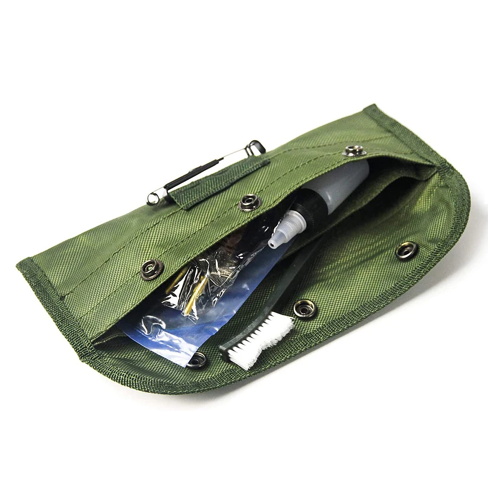 Rifle Gun Cleaning Kit Professional Precision Caliber Cleaning Kit for .223 Caliber 5.56mm Rifle or Shooting Gun With Bore Brush