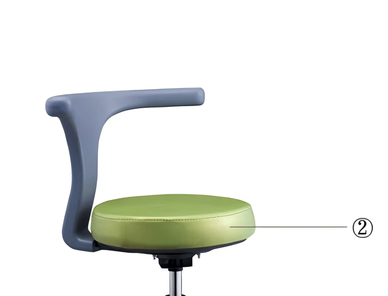 Height-Adjustable Dental Chair Foot-Controlled for Stomatologists Nurses Dentists Cosmetic Doctors Special Dental Exam Chair