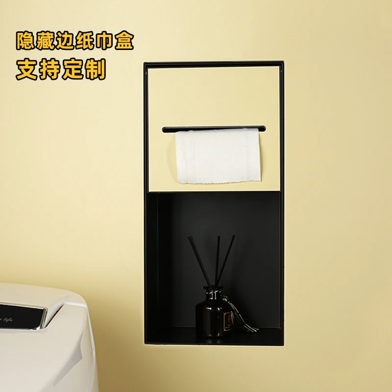 

Concealed Niche Toilet Niche Stainless Steel Recessed Shelf Toilet Toilet Niche Bathroom Tissue Holder