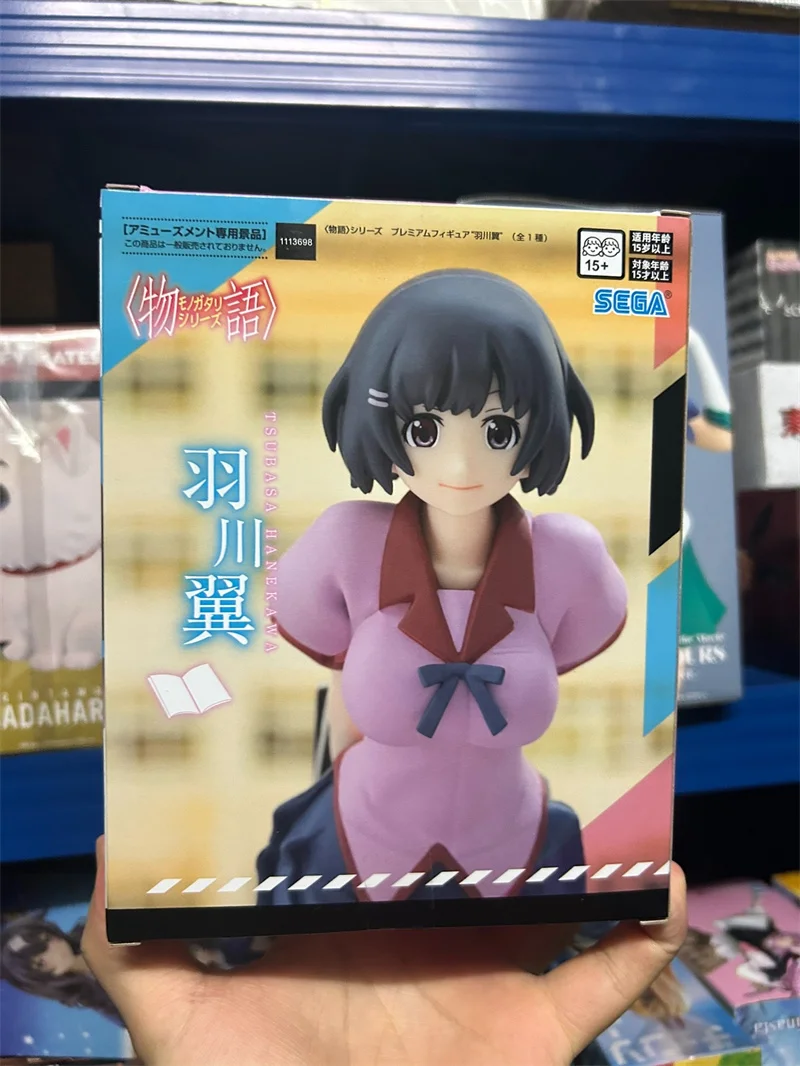 In Stock Original SEGA  Monogatari Series Hanekawa Tsubasa PVC Anime Figure Action Figures Model Toys