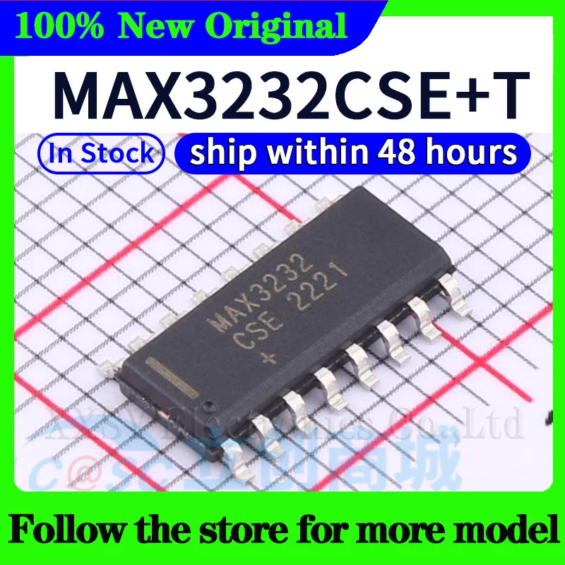 

MAX3232CSE+T В наличии