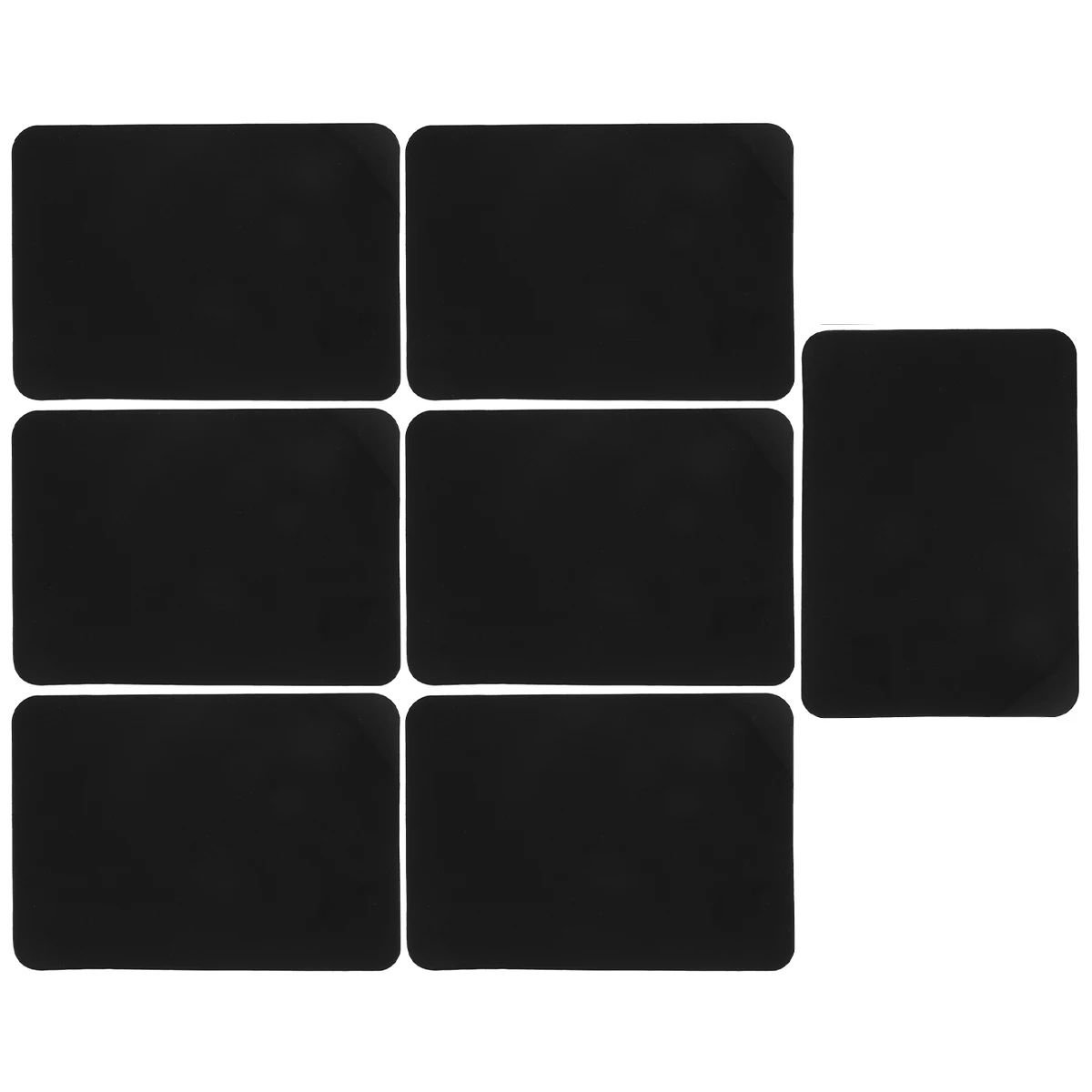 7pcs Board Accessories Rewritable PVC Mini Bakery Signs Price Advertising Chalkboards Boards Display Schedule