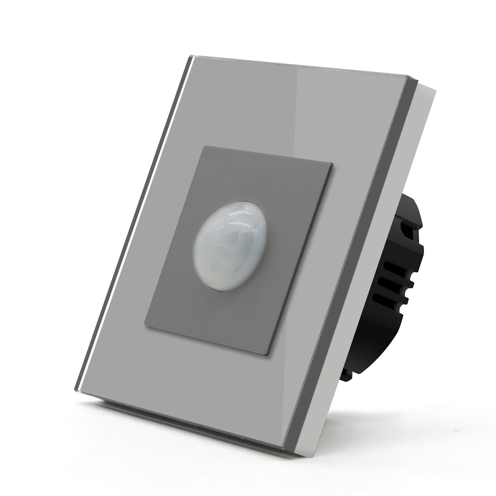 Bseed Human Motion Sensor PIR Infrarot Sensor Detektor Druckknopf Glas Mechanische Wand Schalter EU Standard LED Licht