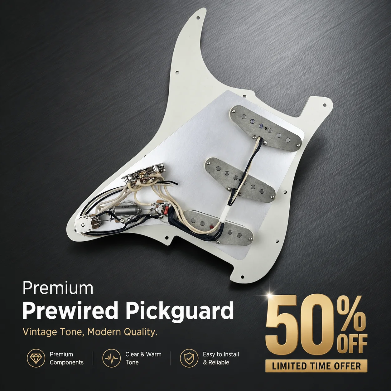 Pre Wired Guitar Pickup Vintag - Diy Electric Guitar Electronics 评论和价格