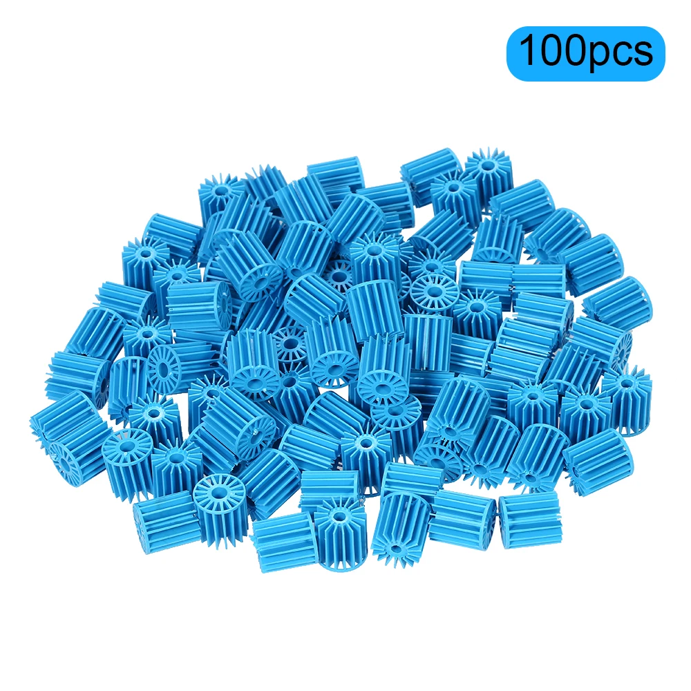 100pcs Aquarium Filter 15*16mm Pond Fish Tank Filter Aquarium Filter Material Biological Filtration Media Bio Balls