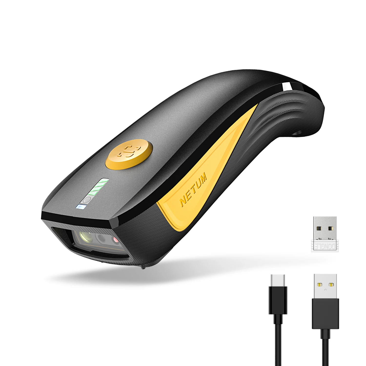 NETUM CS7501 Improved Bluetooth Barcode Scanner, Portable 1D/2D Scanner for Warehouse Management, Wireless Imager for Tablets, A