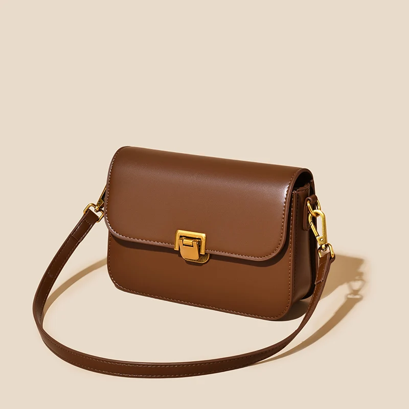 

Elegant High-End Leather Shopper Bag Large Capacity Casual Simple Vintage for Business Women