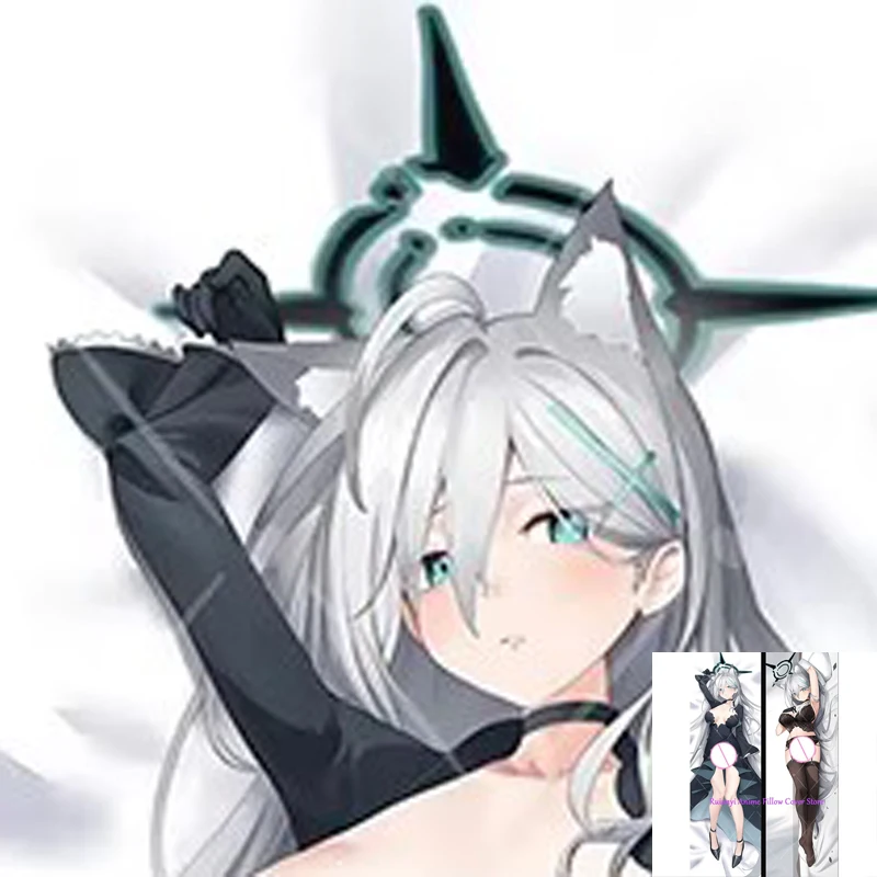 

Dakimakura Anime Sunaookami Shiroko Double-sided Pillow Cover Print Life-size body pillows cover Adult pillowcase 2024
