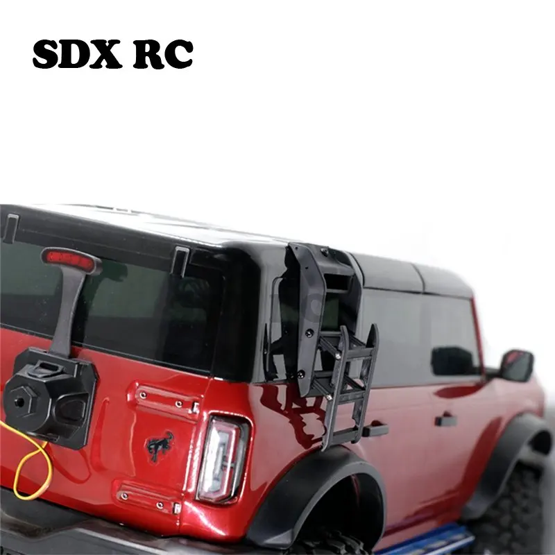 Retractable Ladder Stairs For TRX4 Defender Bronco Axial SCX10 YK4082 1/8 1/10 RC Crawler Car Upgrades Parts