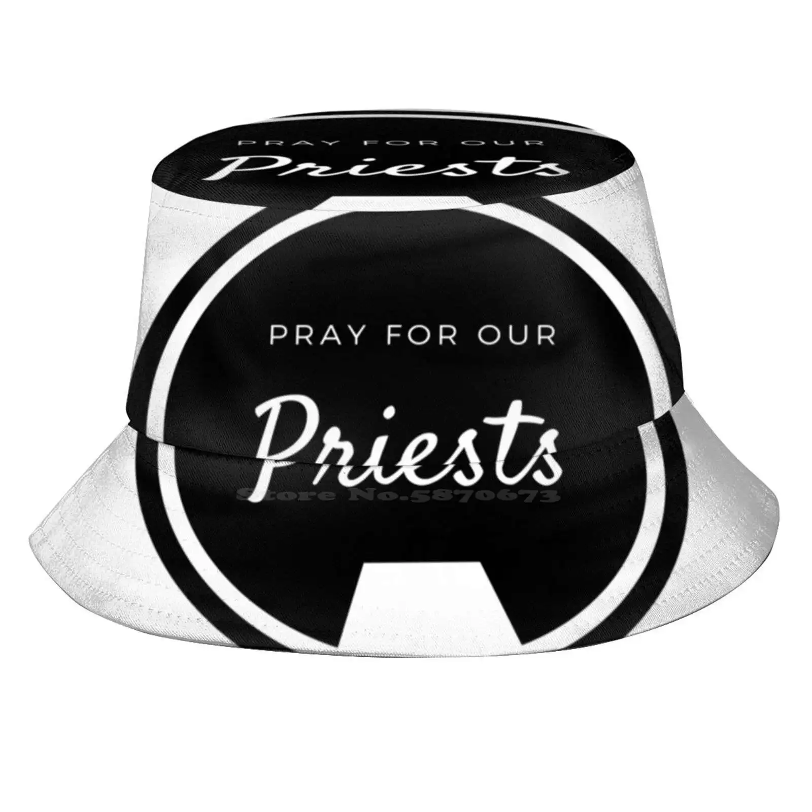 Pray For Our Priests Sun Cap Fisherman Hat Bucket Hats Catholic Christian Prayer Priesthood Religious Life Nun Marriage Witness