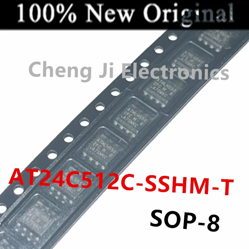 10PCS/Lot   AT24C512C-XHM-T   2FCM 、 AT24C512C-SSHM-T   New Original Serial EEPROM Chip    AT24C512