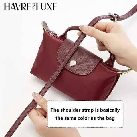 Leather Replacement Crossbody new Pomegranate Bag Strap For Longchamp Mini Bag Without Punching Modification Bag Accessories