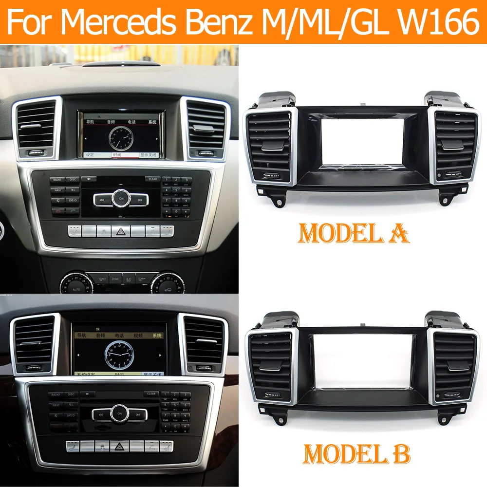 

Dashboard Central Air Conditioning AC Vent Grille Complete Assembly For Mercedes Benz M ML GL Class W166 2012-2015 1668300854