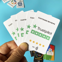 Trustpilot Reviews Cards NFC215 504bytes Universal NFC Tap Cards Increase your Reviews Google Review Card
