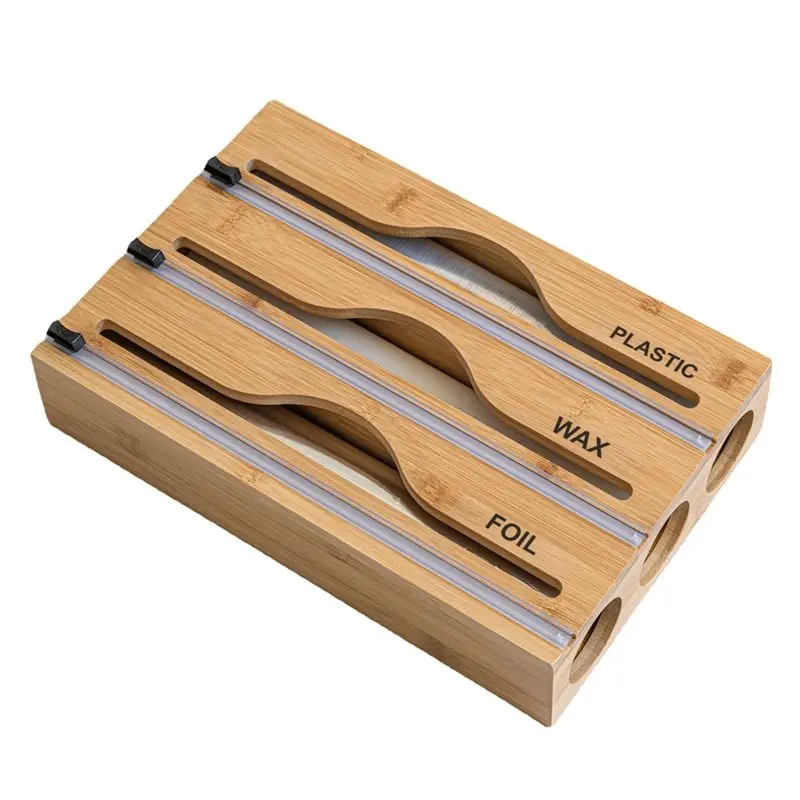 b03c-wrap-dispenser-aluminum-tin-foil-and-wax-paper-storage-dispenser-with-slide-cutter-labels-for-kitchen-drawer-3-grid-dura