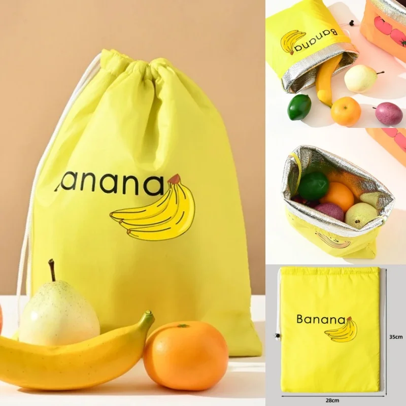 Banana Storage Bag Freshness Keeper for Fruits & Vegetables Breathable Reusable Eco-Friendly Produce Bag Lightweight Portable