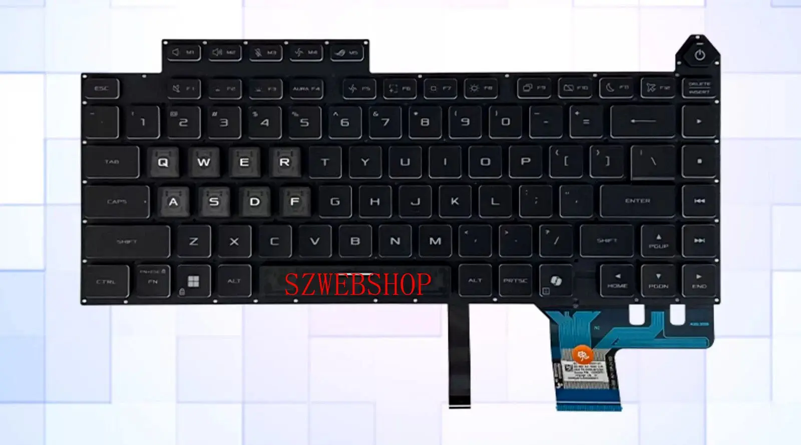 

New Laptop For ASUS 9Plus ROG Strix G615 G615L 2025 US Keyboard Colorful RGB backlit