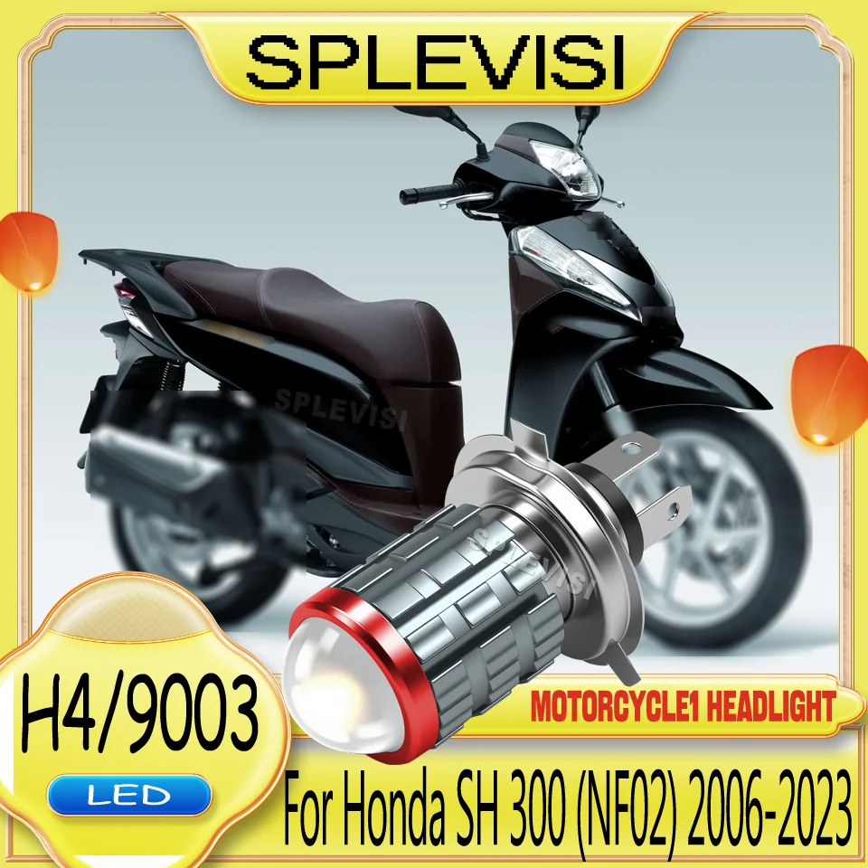 

LED Motorcycle Headlight with Long-Distance Beam warranty For Honda SH 300 (NF02) 2006 2007 2008 2009 2010 2011 2012 2013-2023