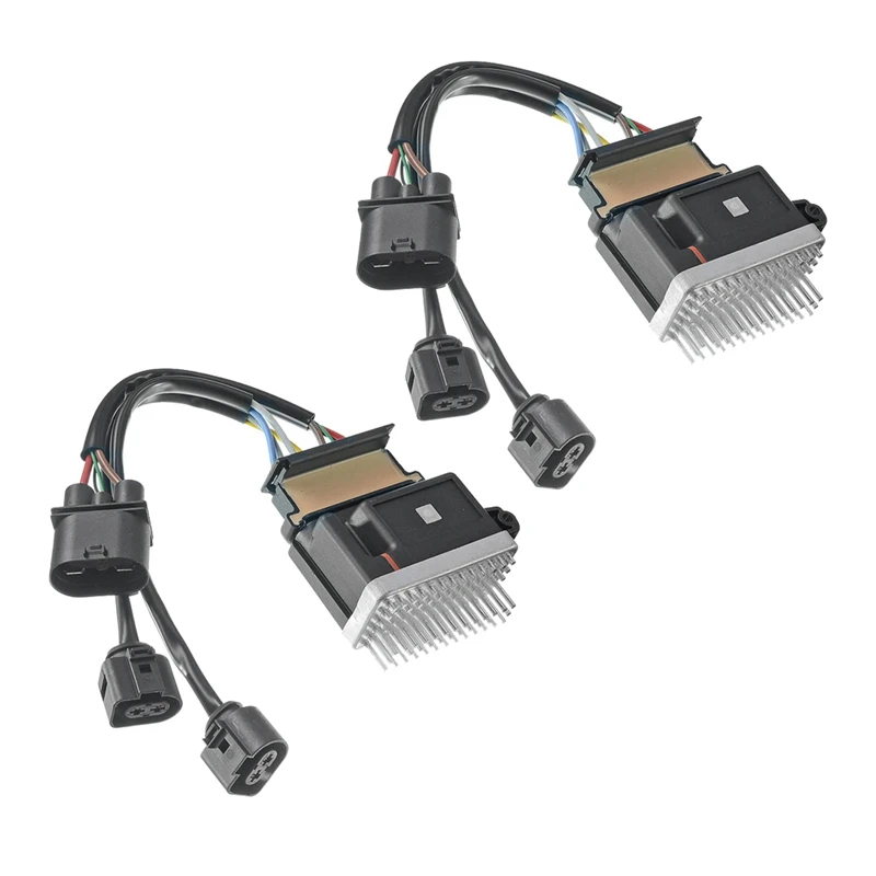 

2Pcs New Engine Cooling Fan Control Module Unit 8K0959501G For A4 Q5 Q3 A5 S5 RS5 A6 S6 8K0959501A 8K0 959 501 G