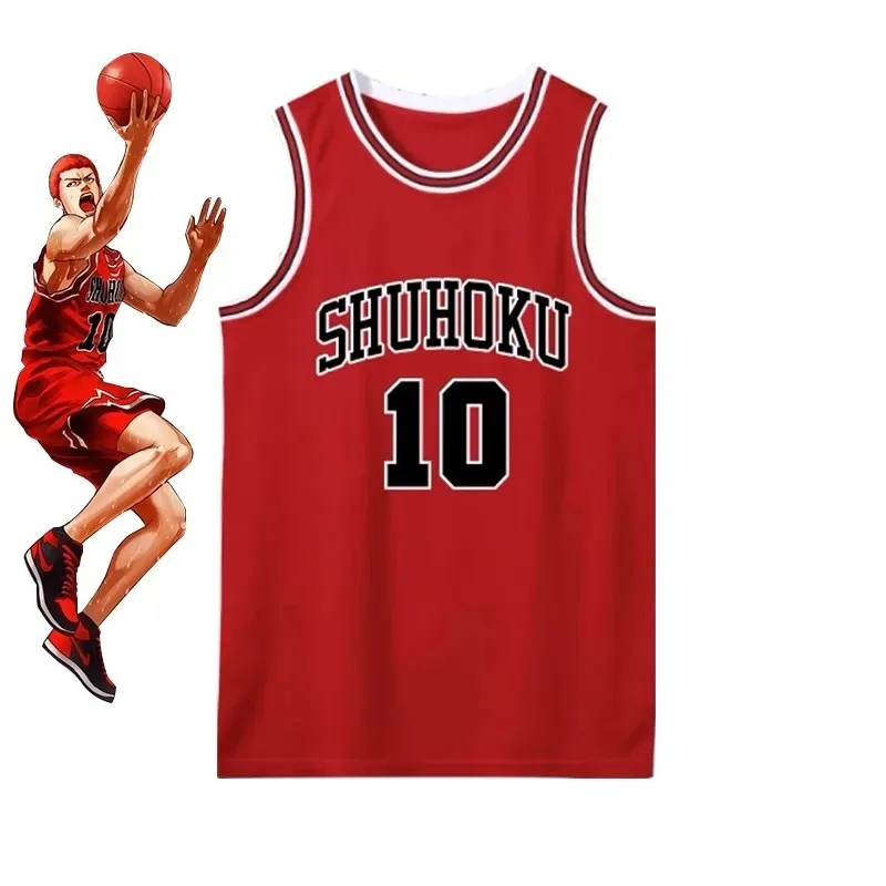 أزياء أنيمي سلام دنك ساكوراجي هاناميتشي روكاوا كايدي أكاجي تاكينوري ريوتا مياجي التأثيرية ملابس كرة السلة الحمراء بدلة جيرسي o