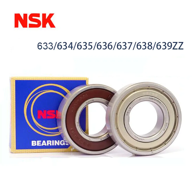 Free Shipping 5/10PCS High Speed NSK TYPE Bearings 633 634 635 636 637 638 639 ZZ RS NSK Miniature Bearing 2022 Hot Sales