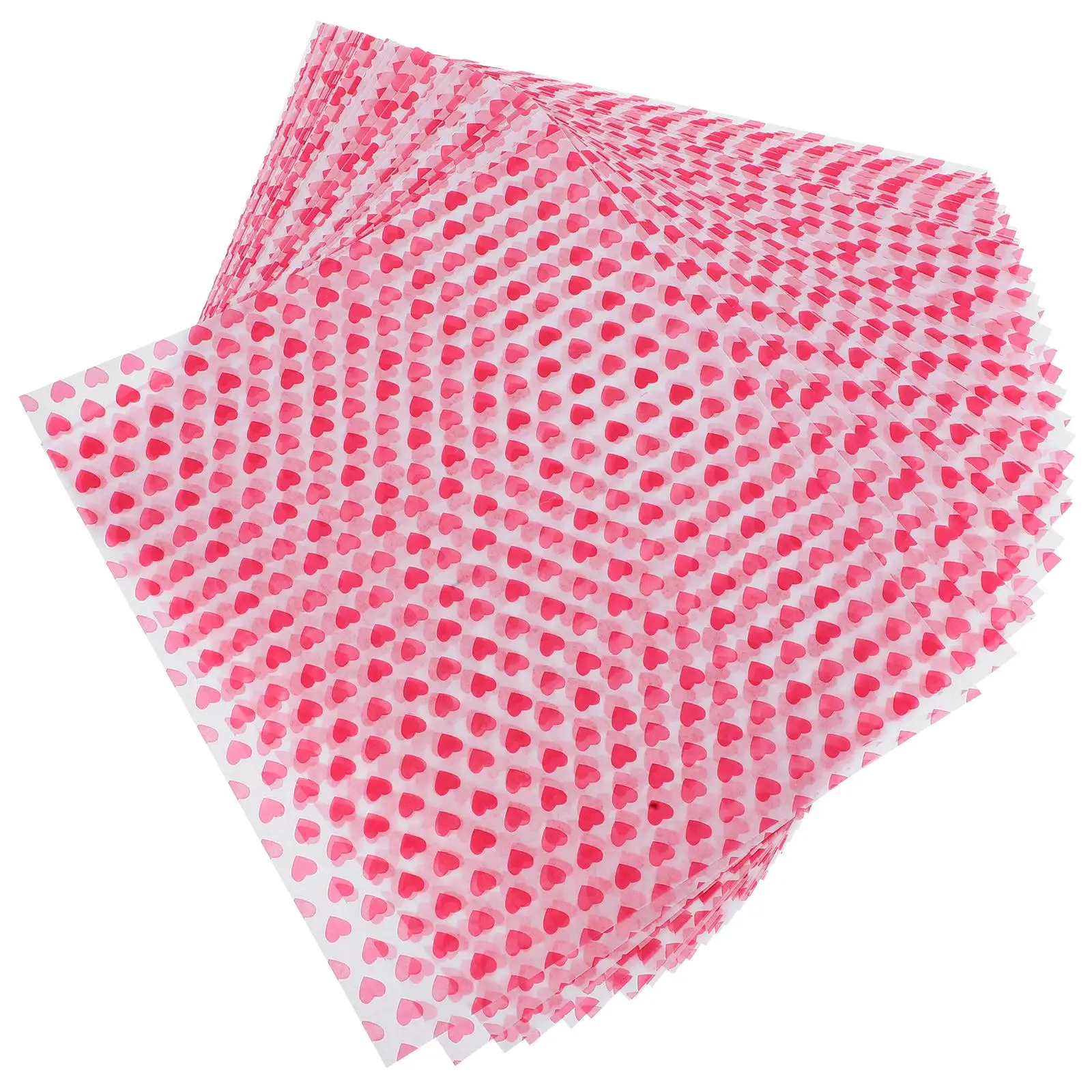 

50 Pcs Heart Shaped Baking Paper 25x21 5cm Oilproof Food Liners Cake Wrapping High Heat Resistant Precut Sheets