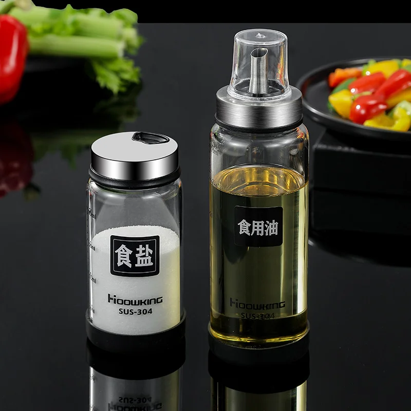 

Oil bottle glass oil bottle soy sauce vinegar seasoning bottle kitchen fragrance oil bottle household oil tank seasoning bottle