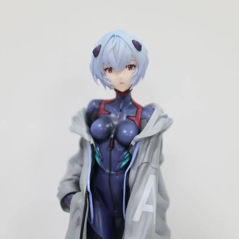 

Bandai 22CM Evangelion Ayanami Rei New Form Anime Girl Action Figure PVC Collectible Model Doll for Fans And Kids Gifts