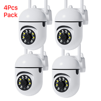 4pcs-pack Wifi Wireless Security Monitor Cameras 4MP Ai Human Detection Outdoor IP66 Waterproof Cam Smart Home CCTV Surveillance
