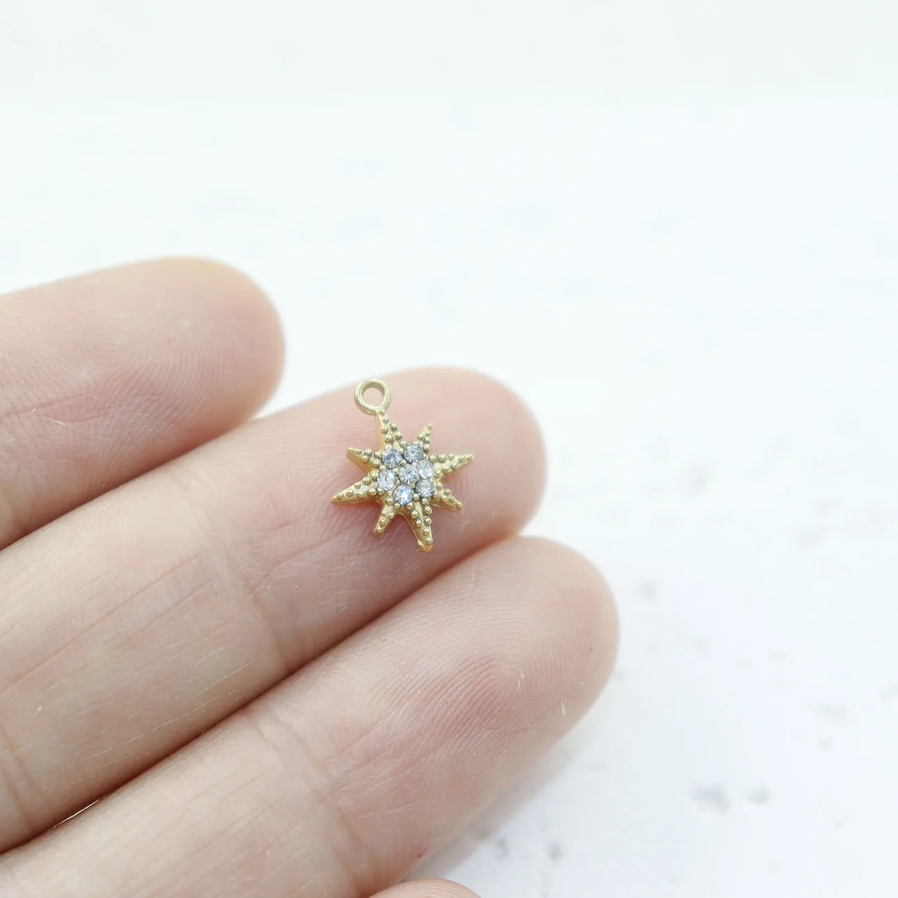 5 قطع الفولاذ المقاوم للصدأ زهرة مجوهرات سحر قلادة الإكسسوارات اليد صنع جودة عالية فراغ مطلي للماء