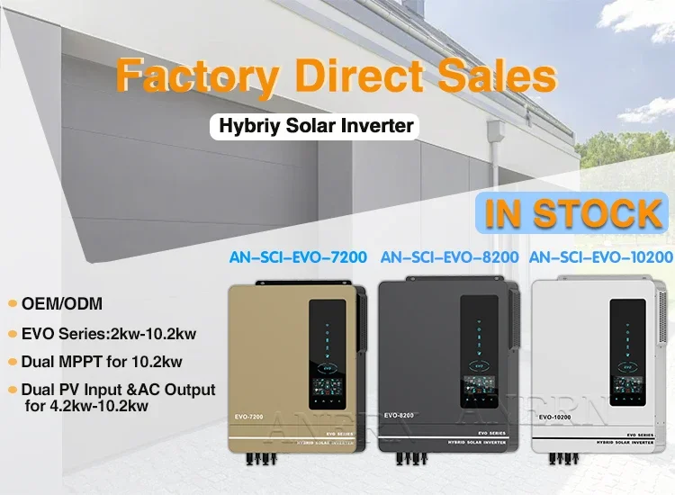 10 kw solar inverter off grid hybrid 5kw 8.2kw solar panels inverter