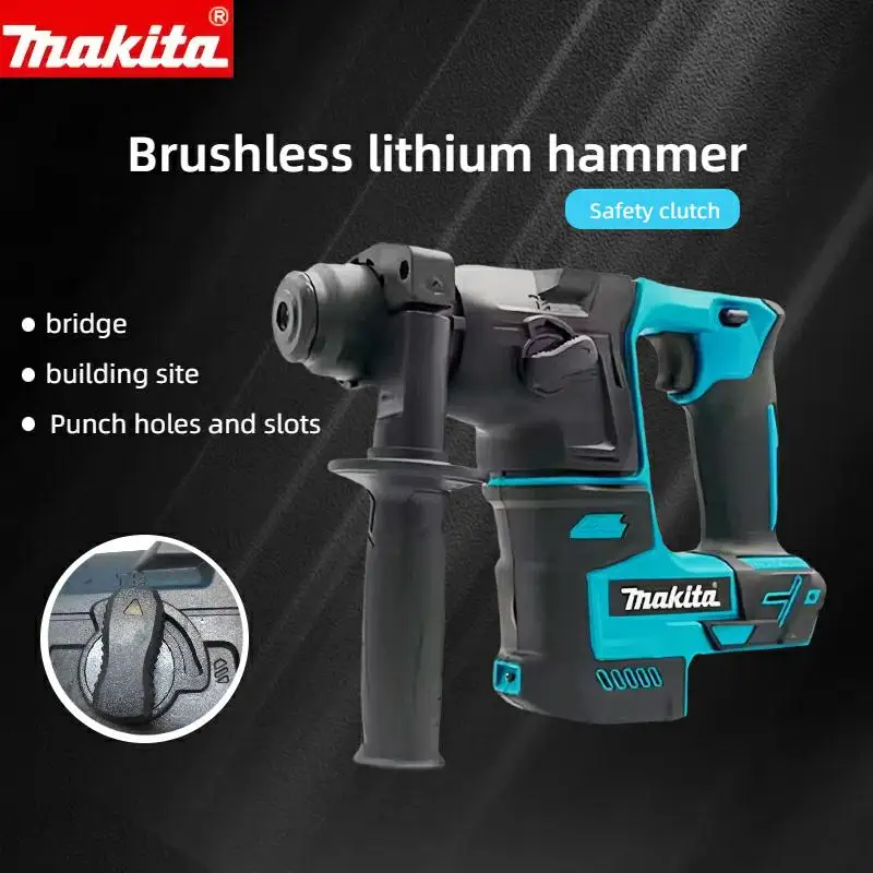 

Makita HR140D Brushless Electric Hammer for 18V Lithium Battery Cordless Hammer Wireless Drills Power Tools（only tool）