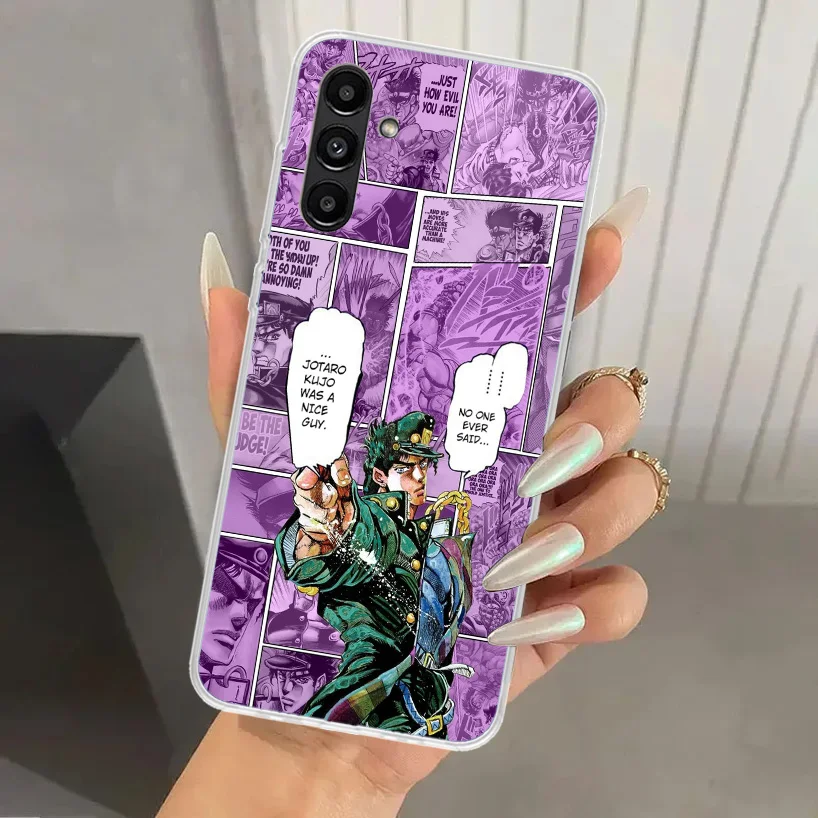 JoJo Bizarre Adventur Anime Phone Case for Samsung Galaxy A16 A26 A36 A56 A15 A25 A35 A55 A14 A24 A34 A54 A13 A23 A33 A53 A05S A