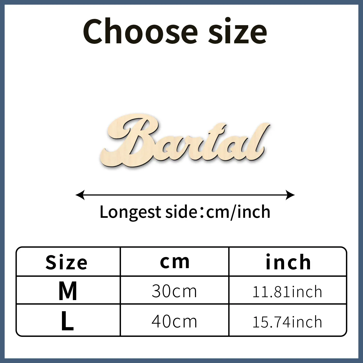 1pc Customized wooden wall decoration, Customized name, wooden souvenir Wedding, party, baby baptism, family housewarming gifts view 5