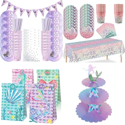 Little Mermaid Party Supplies Balloons Arch Set Mermaid Decoration Mermaid Birthday Party Favor Kids Birthday Parties Decoration