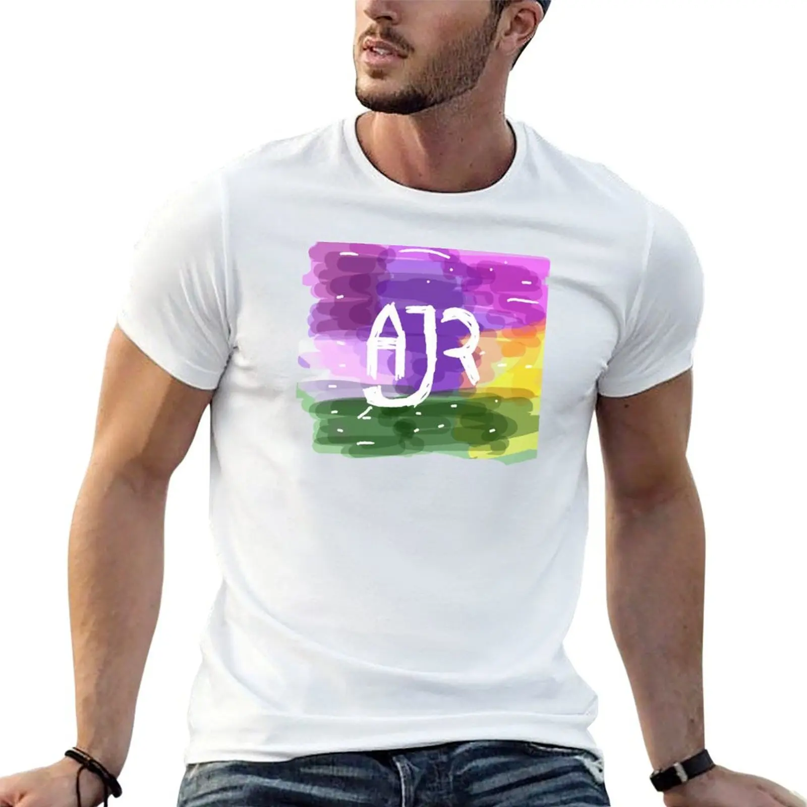 

man cotton t Watercolor T-Shirt The t designer AJR shirt pack shirt Click