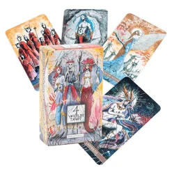 Weissagung dunkle Sicht 4 Welten Tarot Tarot Kit Geist Brettspiel hohe magische Karten