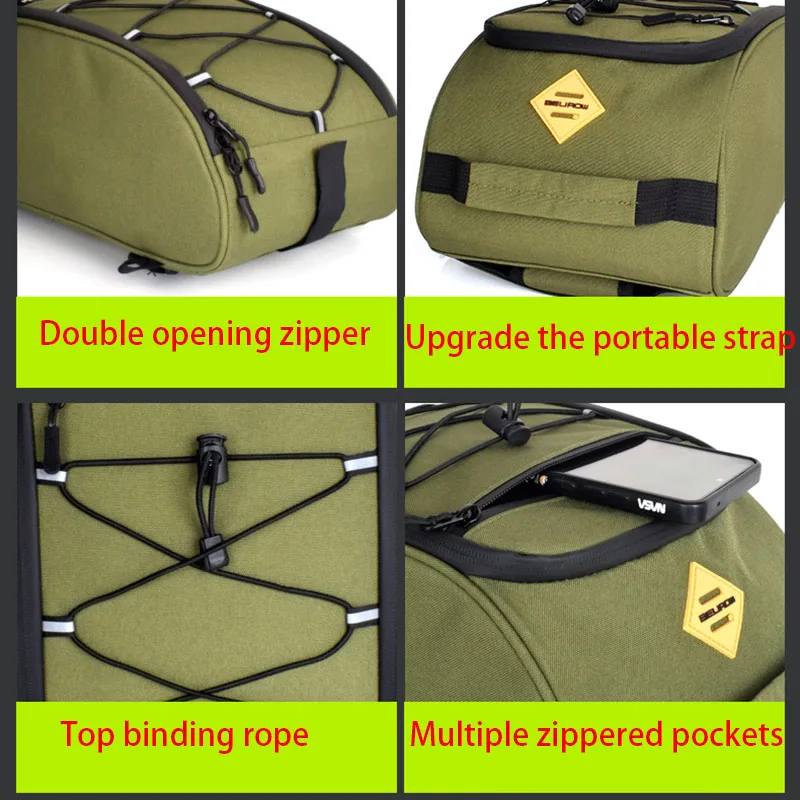 Foldable Bike Panniers & Quick-Release Rack Bags – Must-Have for Long-Distance Cycling