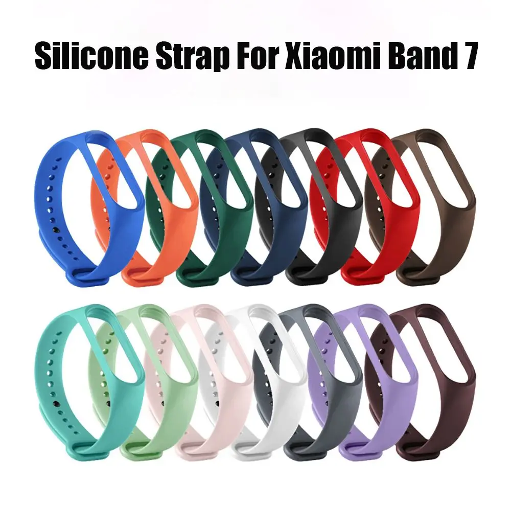 Newest Accessories Watch Silicone Wristband Bracelet Replacement Strap For Xiaomi Mi Band 7