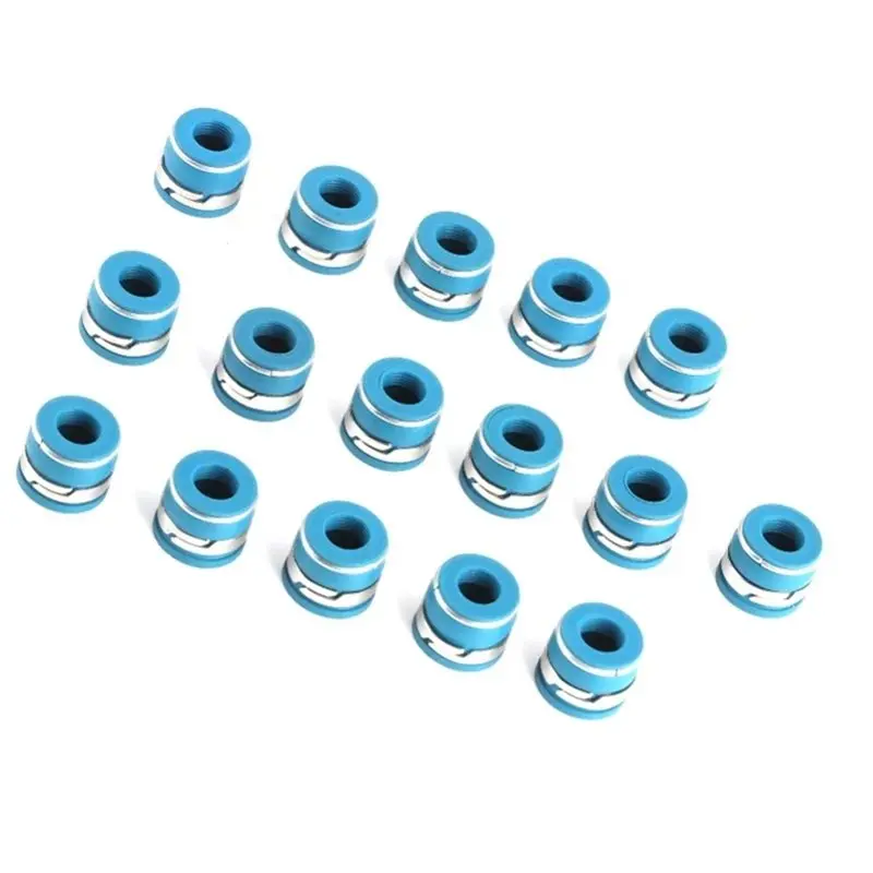 

Valve Stem Seal Kit 16Pcs Viton For GM SBC BBC BBF SBF V8 Engine Oil Seal Replacement Parts