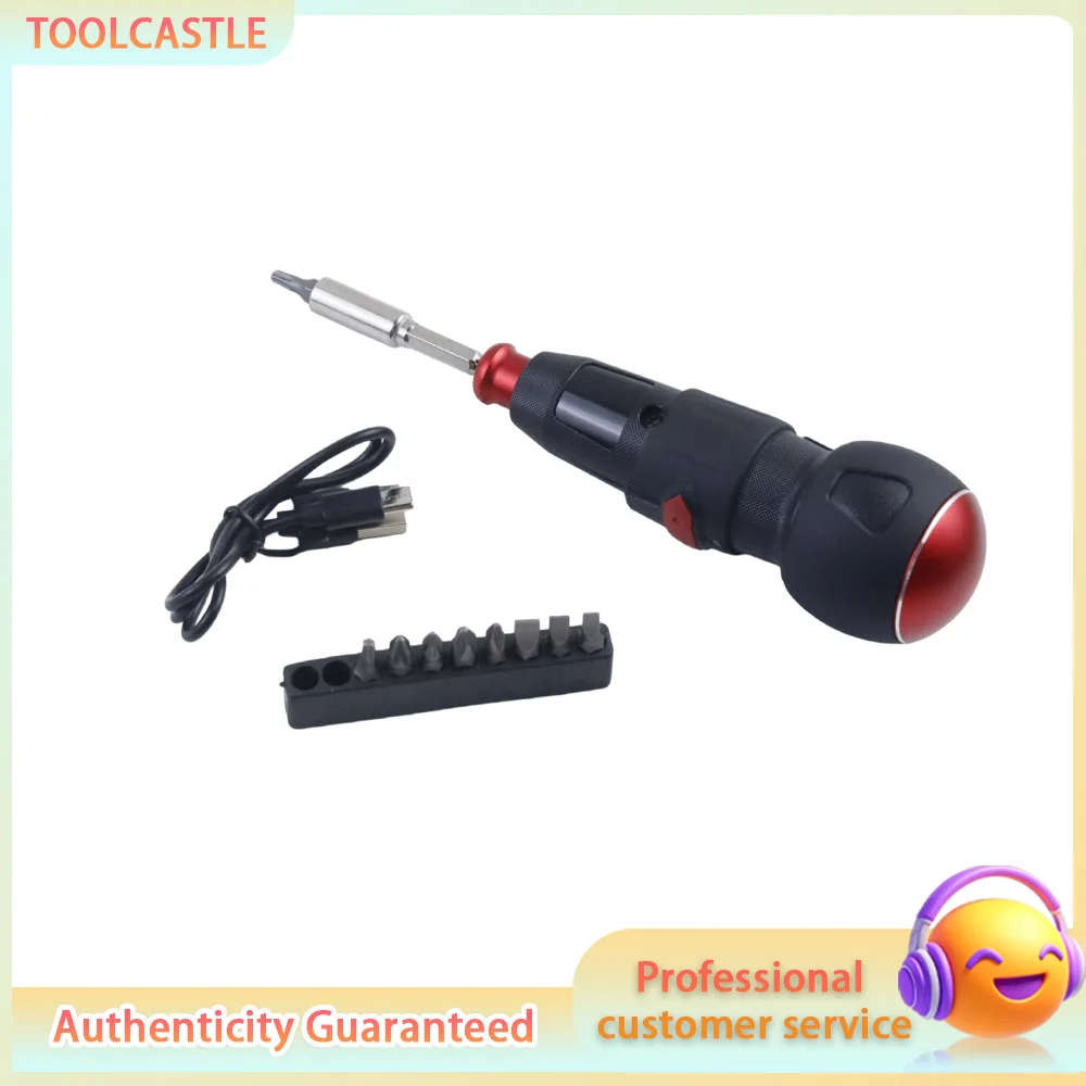3.6V Mini Electric Screwdriver Set, Handheld Auto/Manual 2-in-1 Cordless Power Screwdriver for Home DIY Repair