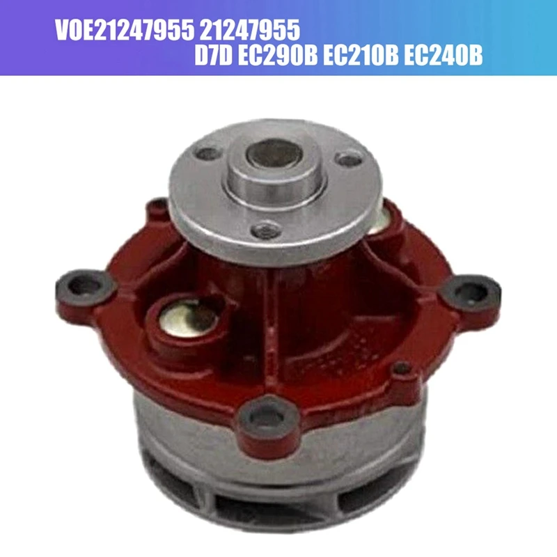 2X VOE21247955 21247955 Water Pump For Volvo D6D D7D EC290B EC210B EC240B