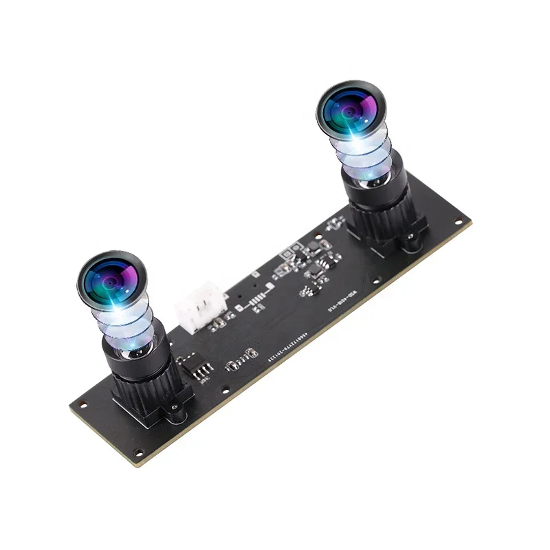 2026 3D Stereoscopic RGB IR Dual Lens Face Recognition 2MP 30fps HD 1080P Infrared Usb Camera Module