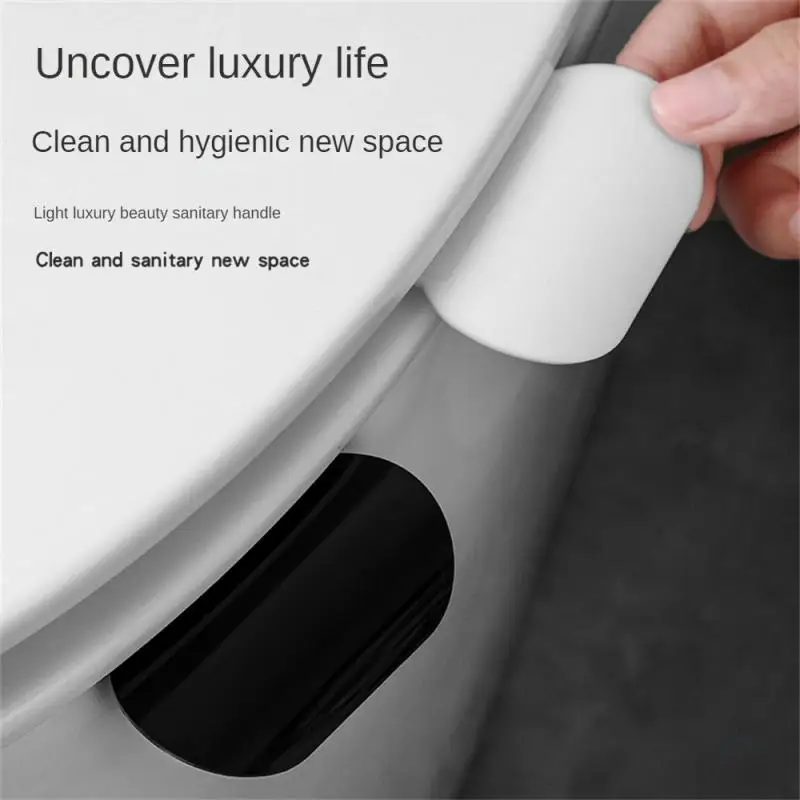 Toilet Lid Lifter Seat Household Non-dirty Hand Toilet Cover Lift Tool Seat Ring Flapper Bathroom Closestool Seat Lid Holder