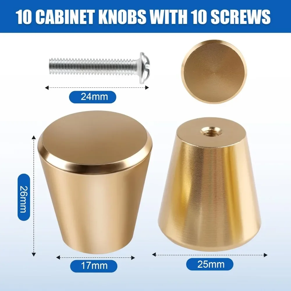 Wardrobe Closet Knobs Handle Round Furniture Handles for Cabinets and Drawers Simple Cupboard Pull Kitchen Accessories Hardware
