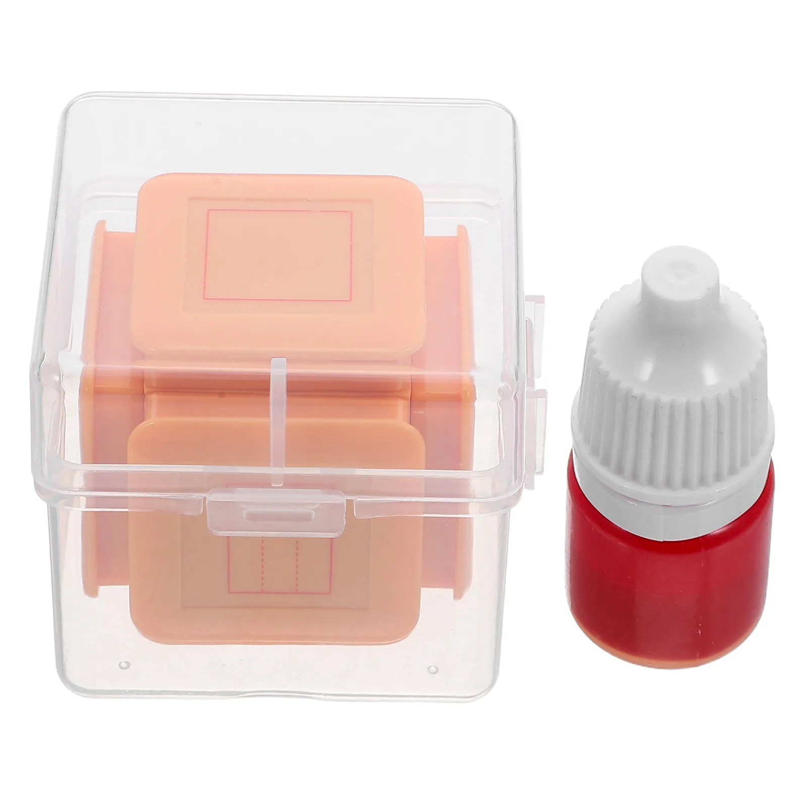 Self-Inking Six-Sided Education Seal Stamp for Handwriting Practice Grid Line Stamp Roller Learning Stamper Teacher
